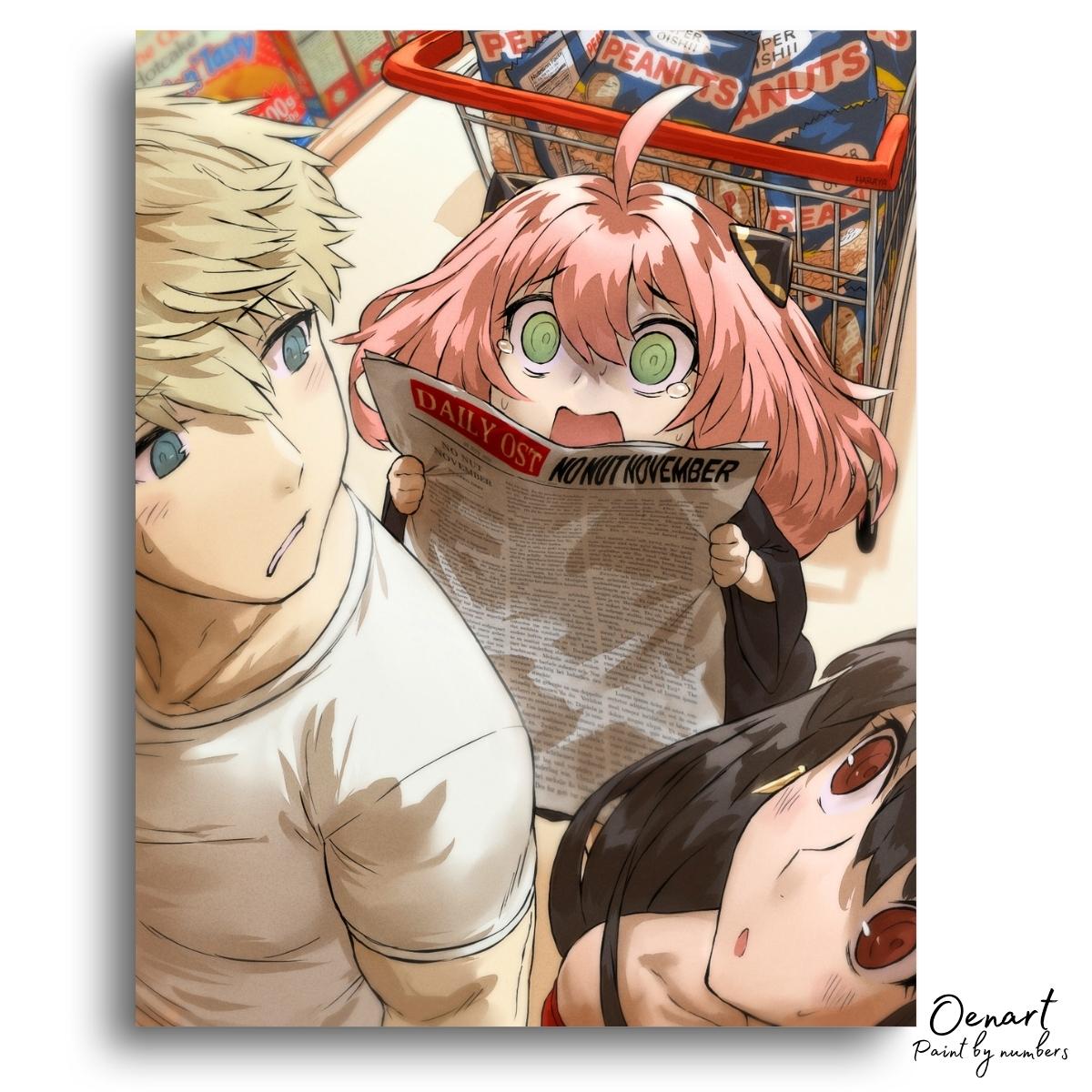 Spy x Family: Shopping - Anime Diamond Painting