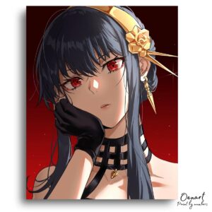 Spy x Family: Yor Portrait - Anime Paint By Numbers Kit