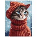Stylish Cat: Paint By Numbers Kit