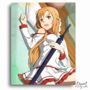 Sword Art Online: Asuna in Bed - Anime Diamond Painting
