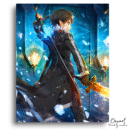 Sword Art Online: Kirito Elf - Anime Paint By Numbers Kit