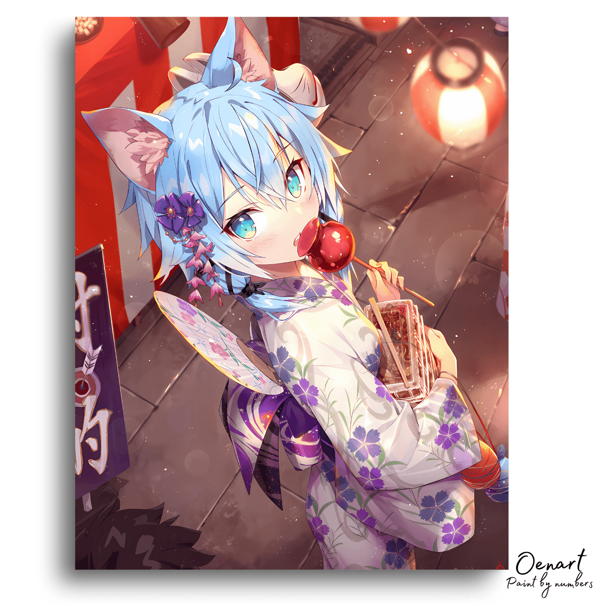 Sword Art Online: Shino Cat Ears - Anime Paint By Numbers Kit