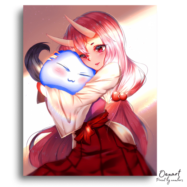 That Time I Got Reincarnated as a Slime: Cute Shuna and Rimuru - Anime Diamond Painting