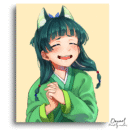 The Apothecary Diaries: Maomao with Cat Ears - Anime Paint By Numbers Kit