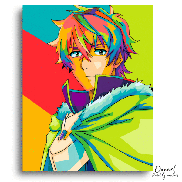 The Rising of the Shield Hero: Naofumi Iwatani Pop Art - Anime Diamond Painting