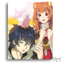 The Rising of the Shield Hero: Naofumi Raphtalia Filo - Anime Diamond Painting