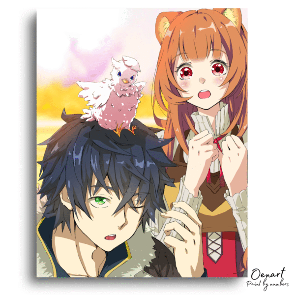 The Rising of the Shield Hero: Naofumi Raphtalia Filo - Anime Diamond Painting