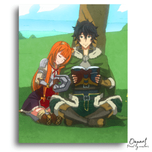 The Rising of the Shield Hero: Naofumi x Raphtalia - Anime Diamond Painting