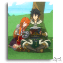 The Rising of the Shield Hero: Naofumi x Raphtalia - Anime Paint By Numbers Kit