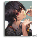 Tokyo Ghoul: Juuzou Black Hair - Anime Diamond Painting