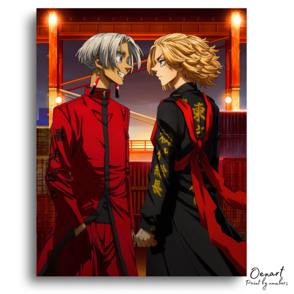 Tokyo Revengers: Mikey and Izana - Anime Paint By Numbers Kit