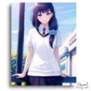 Tomo Chan Is a Girl: Portrait - Anime Paint By Numbers Kit