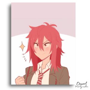 Tomo Chan Is a Girl: Red Hair - Anime Paint By Numbers Kit