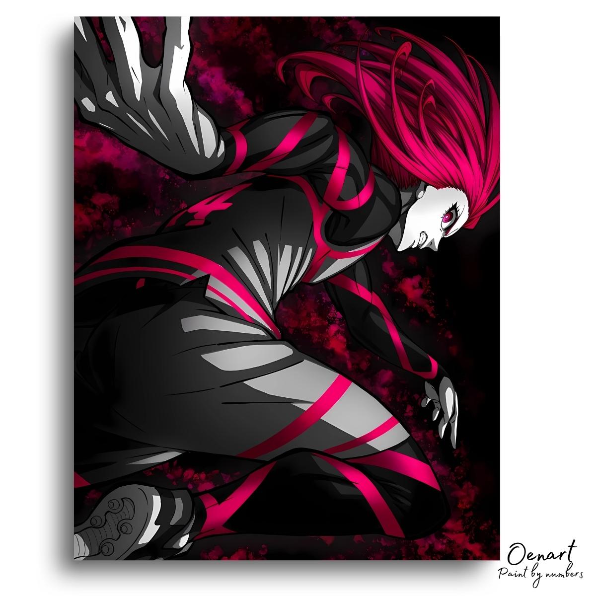 Blue Lock: Red Hair - Anime Diamond Painting - Oenart™