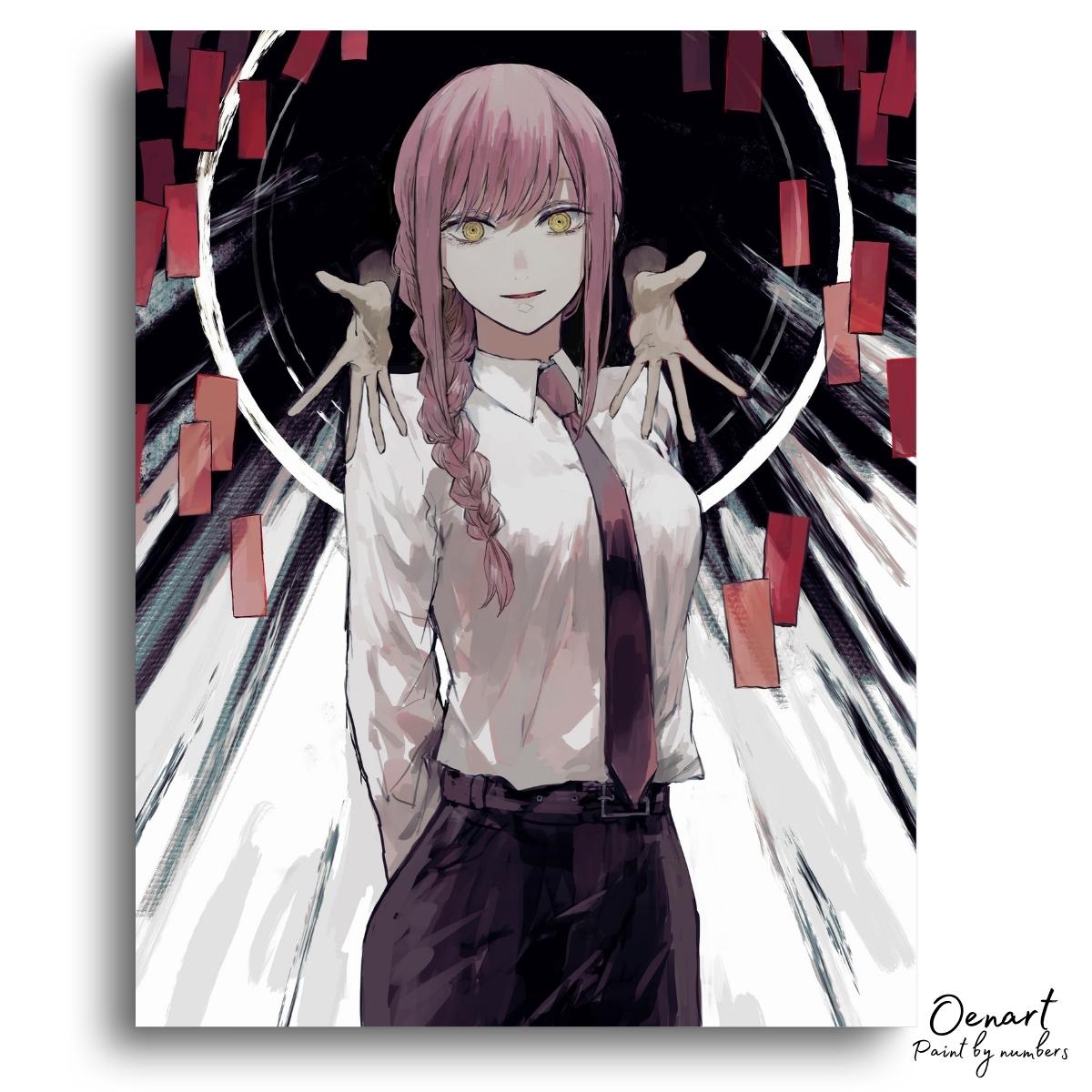 Chainsaw Man: Makima Shadow - Anime Diamond Painting - Oenart™