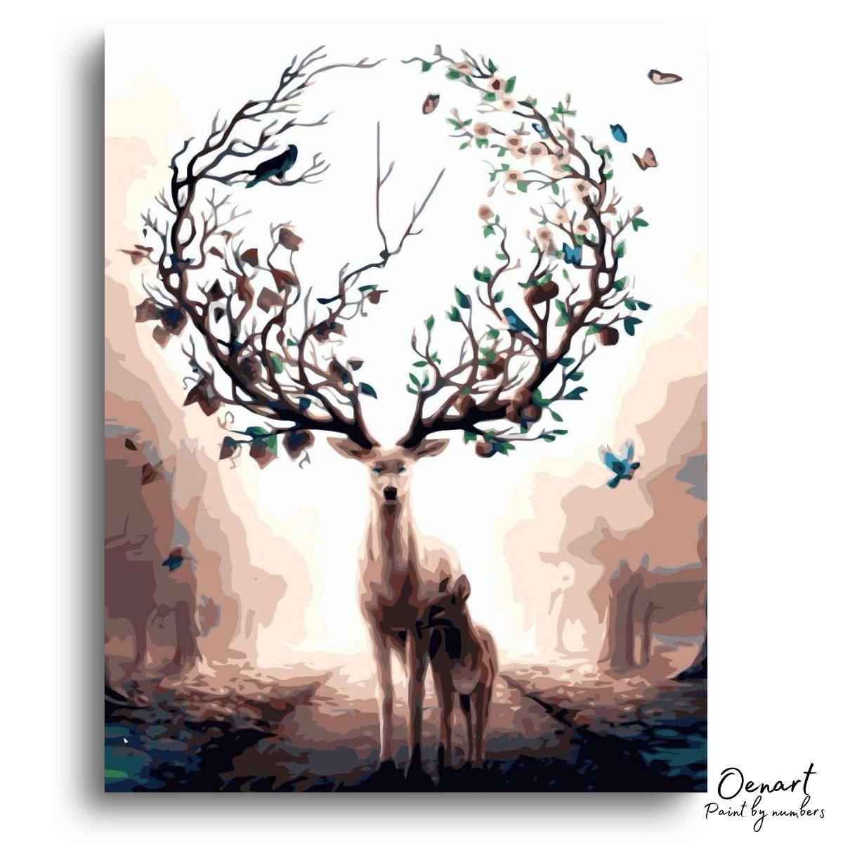 Deer's Horns - Diamond Painting Kit - Oenart™