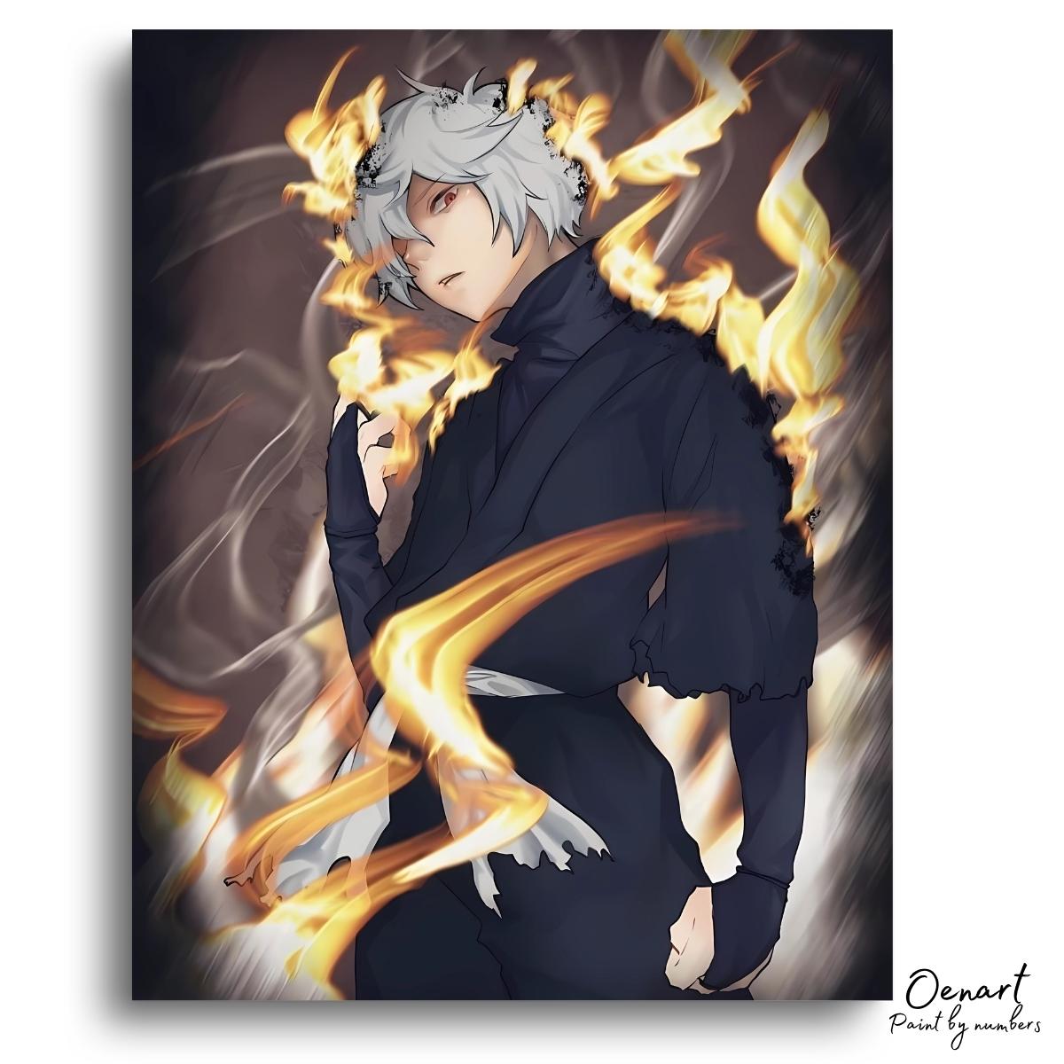 Hell's Paradise: On Fire - Anime Diamond Painting - Oenart™