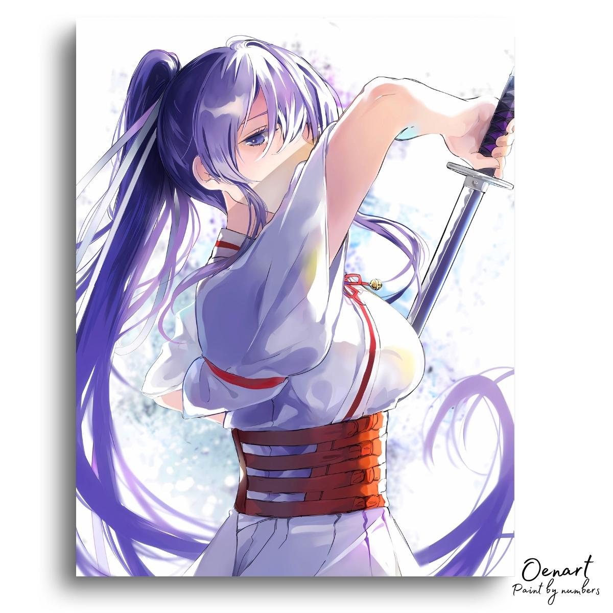 Hell's Paradise: Purple - Anime Diamond Painting - Oenart™