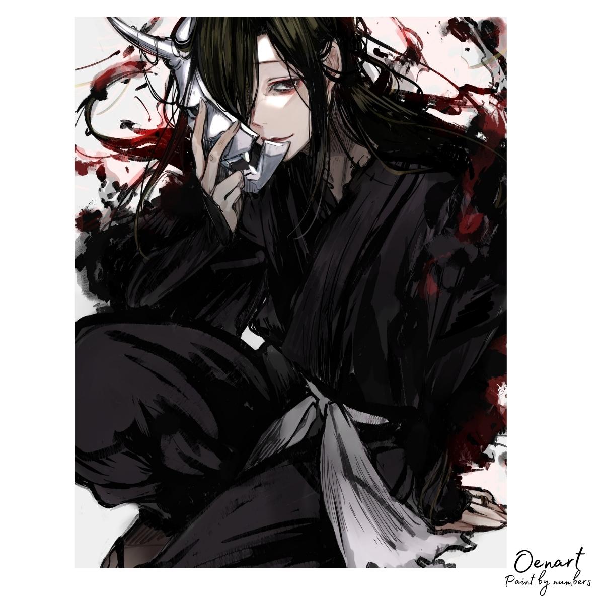 Hell's Paradise: Shija - Anime Diamond Painting - Oenart™