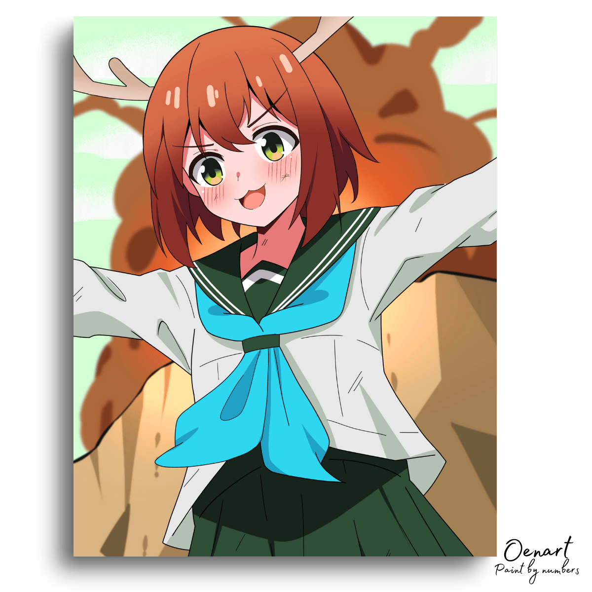 My Deer Friend Nokotan: Nokotan - Anime Paint By Numbers Kit - Oenart™