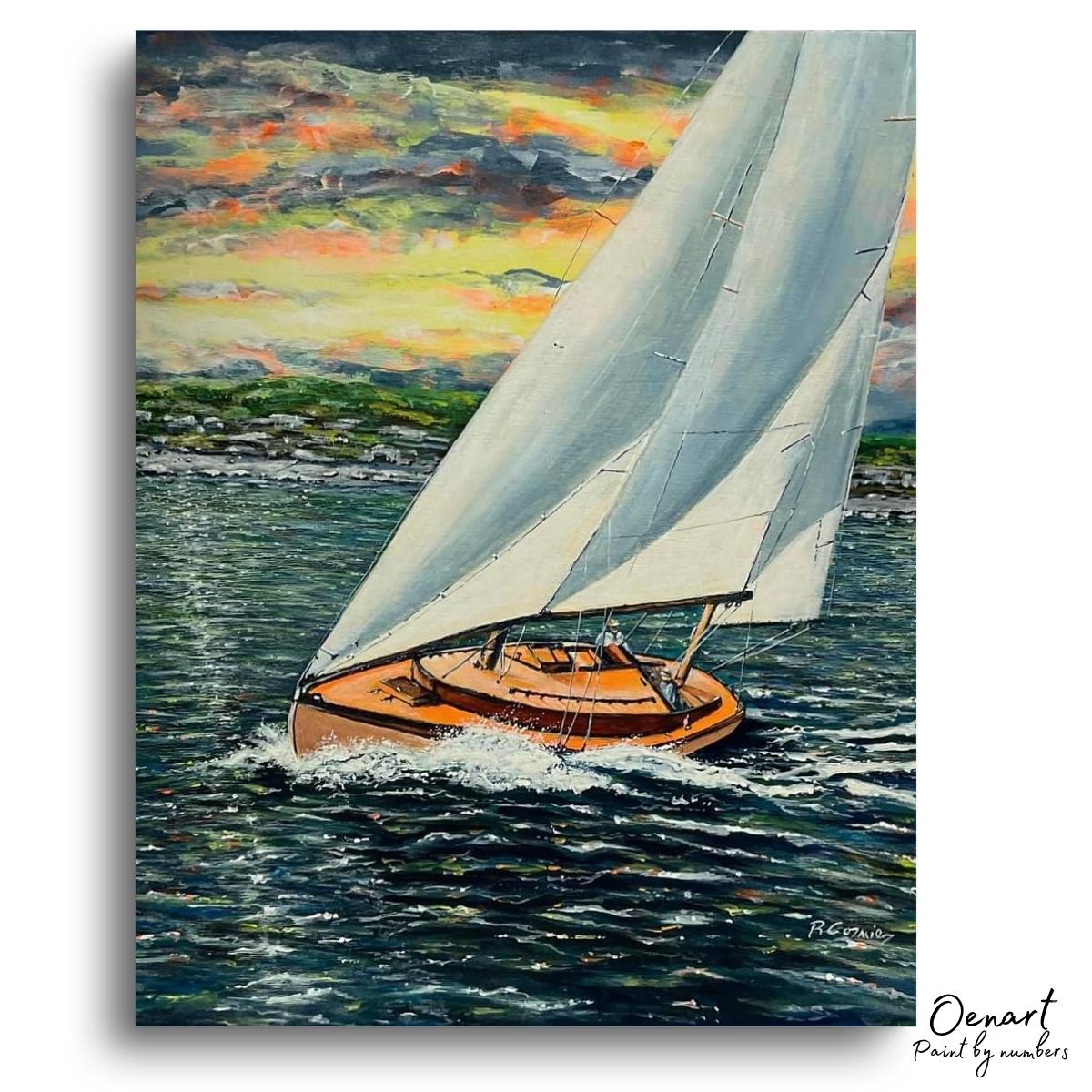 Sailboat - Diamond Painting Kit - Oenart™