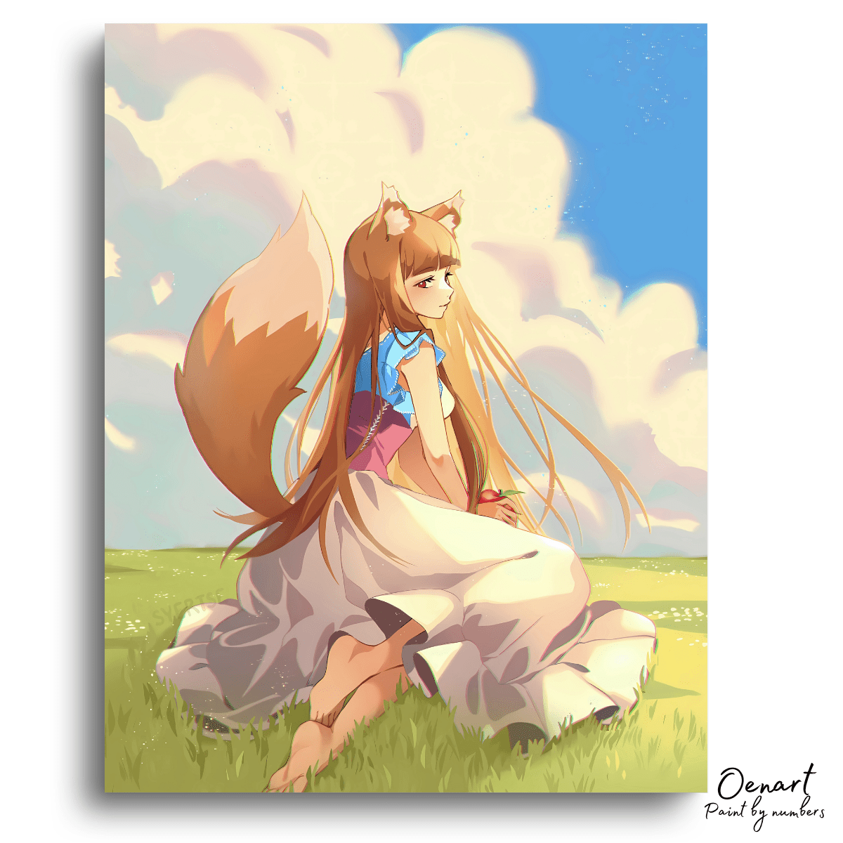 Spice and Wolf: Holo - Anime Paint By Numbers Kit - Oenart™