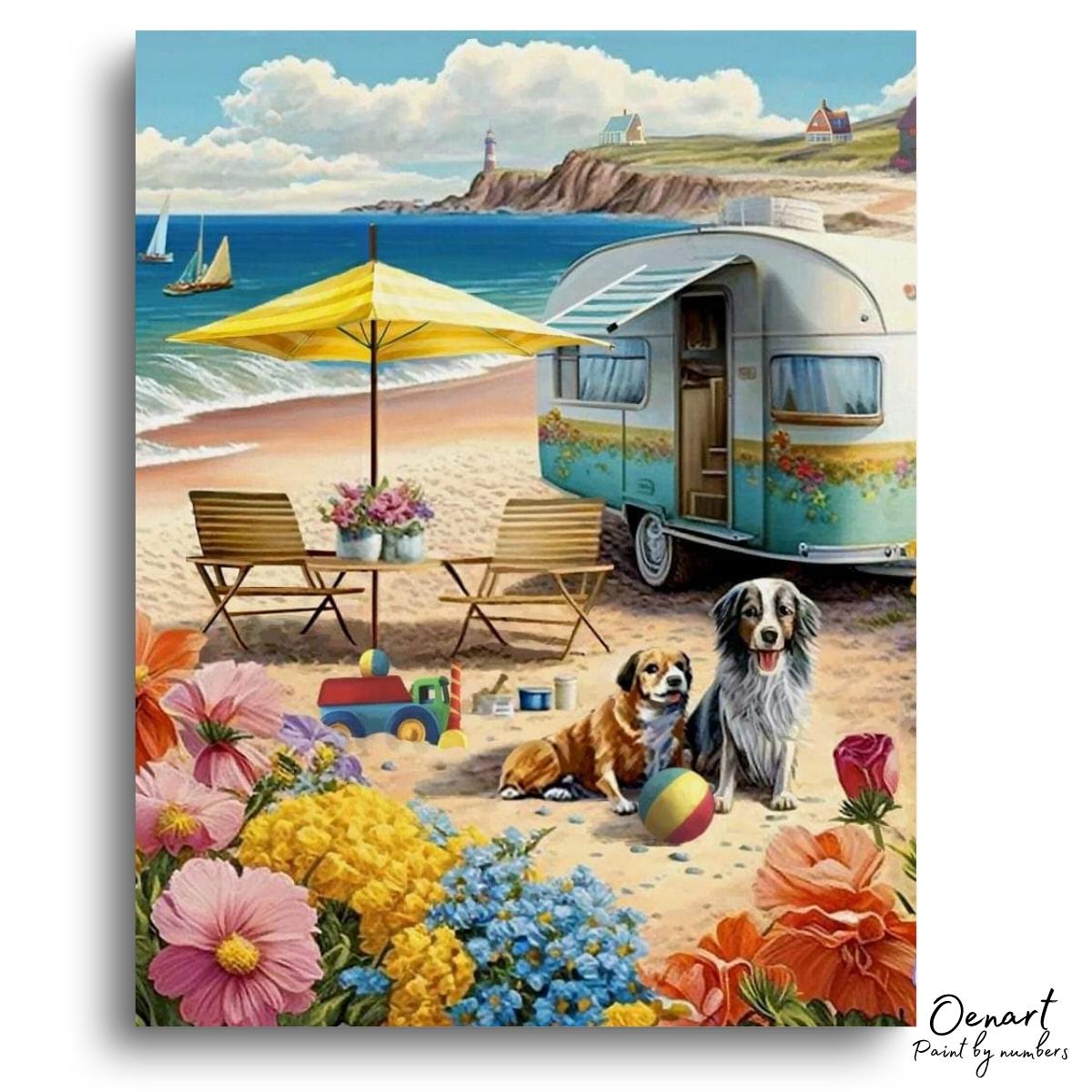 Summer Dogs: Childrens Art Set - Oenart™