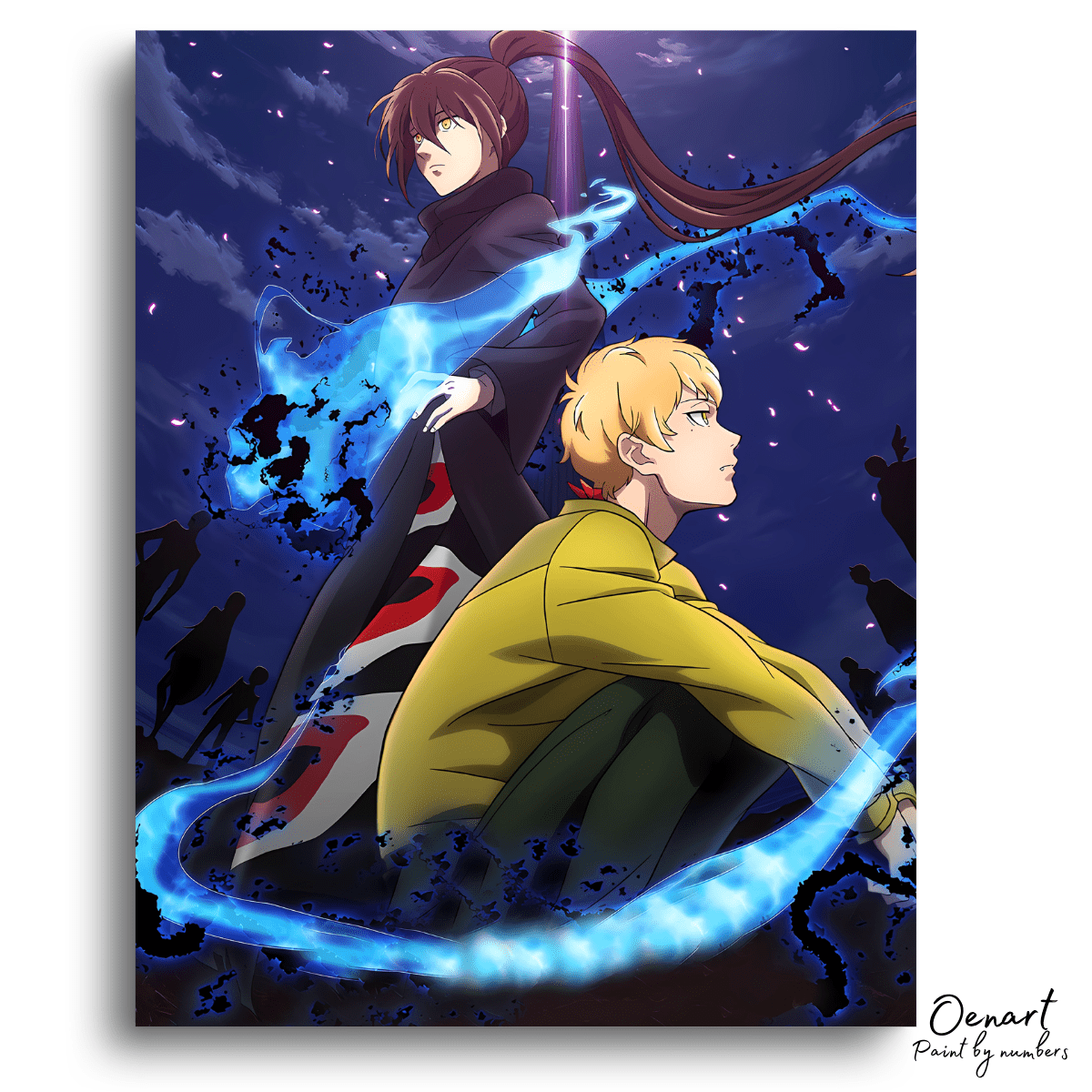 Tower of God: Bam & Ja Wangnan - Anime Paint By Numbers Kit - Oenart™