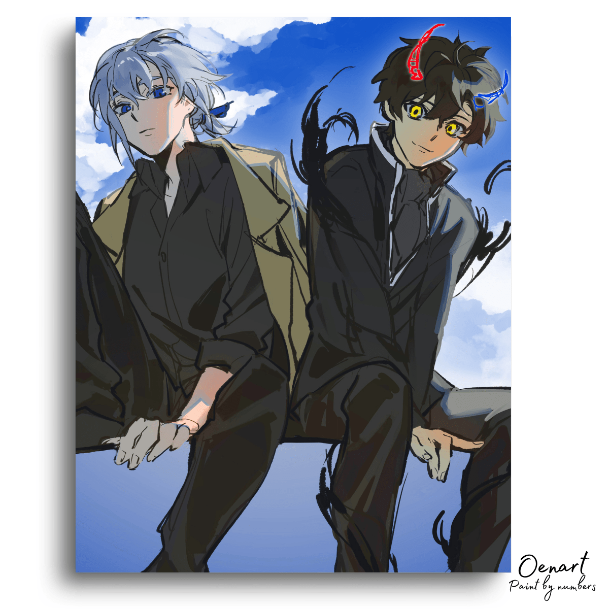 Tower of God: Bam & Khun - Anime Paint By Numbers Kit - Oenart™