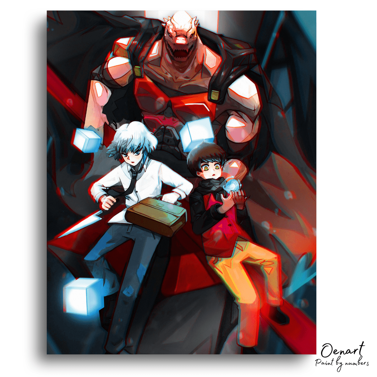 Tower of God: Bam, Rak & Khun - Anime Paint By Numbers Kit - Oenart™
