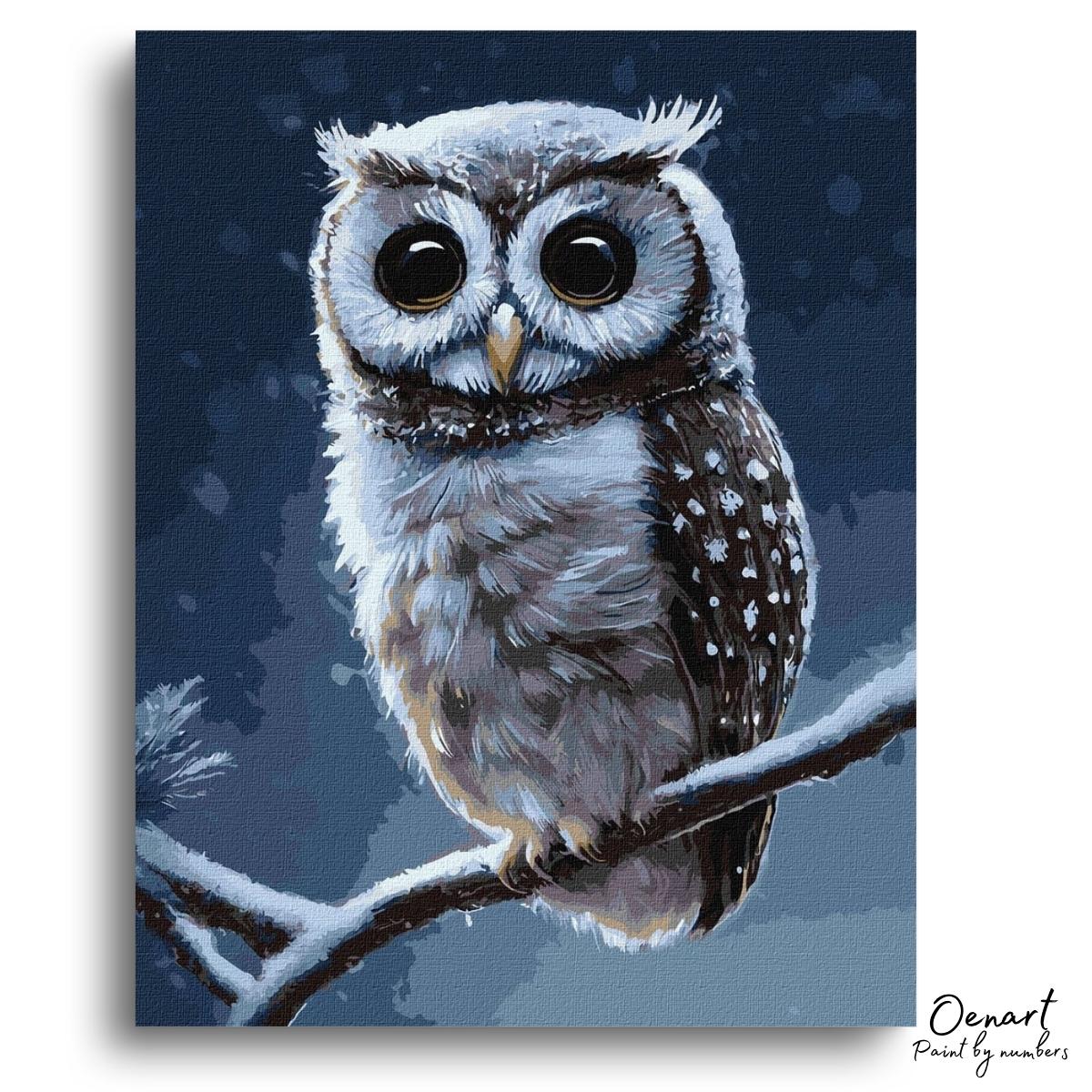 White Owl - Diamond Painting Kit - Oenart™