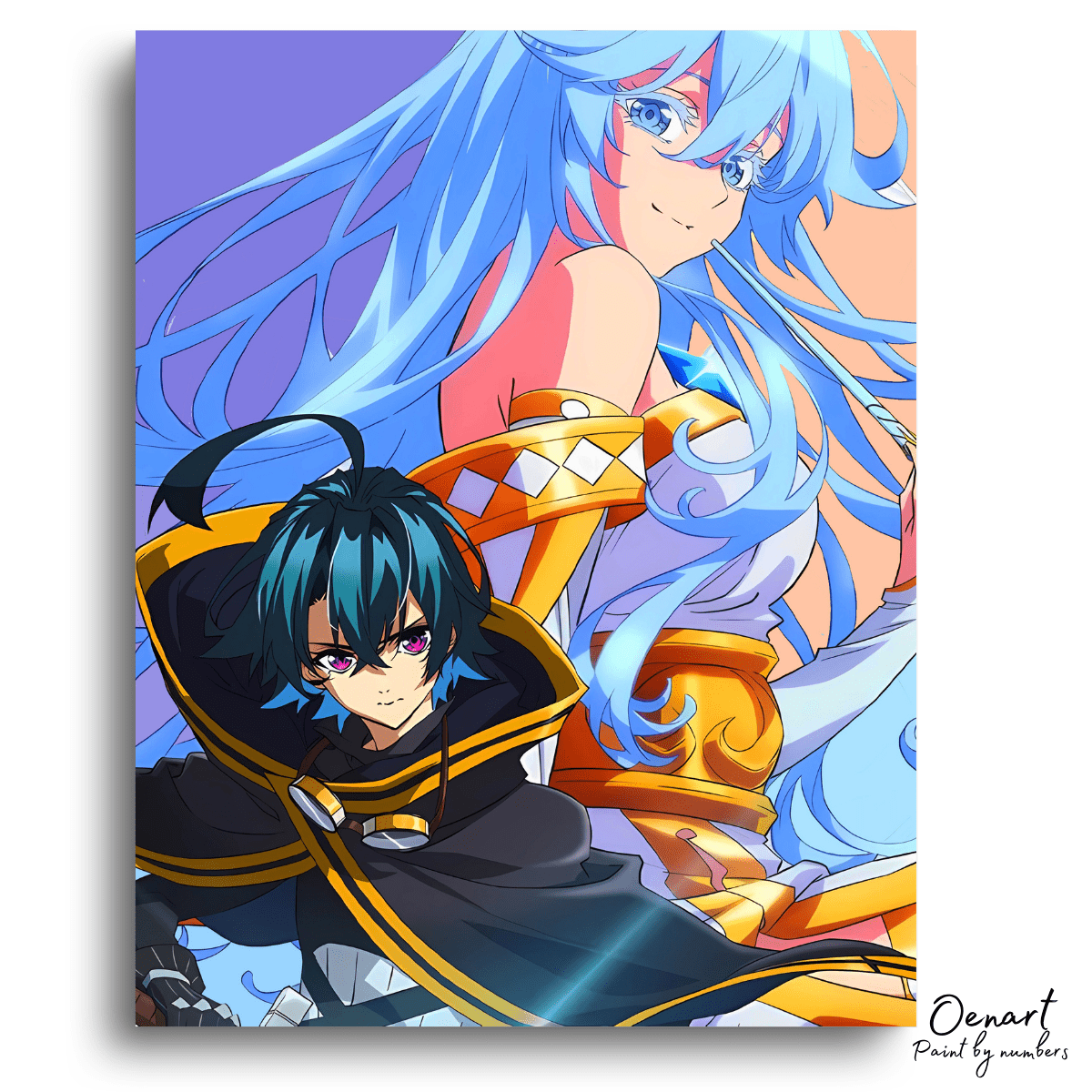 Wistoria Wand and Sword: Elfaria and Will - Anime Paint By Numbers Kit - Oenart™