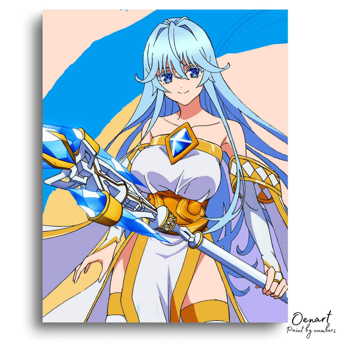 Wistoria Wand and Sword: Elfaria Serfort - Anime Paint By Numbers Kit - Oenart™