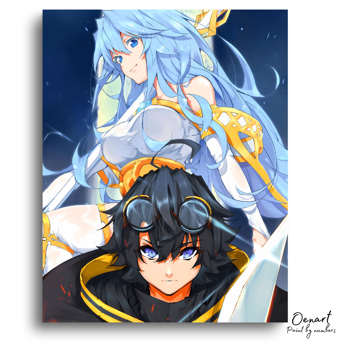 Wistoria Wand and Sword: Will & Elfaria - Anime Paint By Numbers Kit - Oenart™