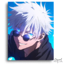 Jujutsu Kaisen: Gojo Cool Confidence - Anime Paint By Numbers Kit