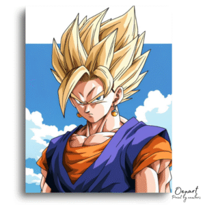 Dragon Ball Z: Vegito Super Saiyan – Anime Paint By Numbers Kit