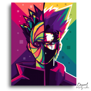 Naruto Shippuden: Kakashi Obito - Anime Paint By Numbers Kit