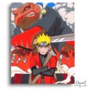 Naruto Shippuden: Naruto Sage Mode - Anime Paint By Numbers Kit