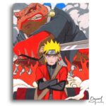 Naruto Shippuden: Naruto Sage Mode - Anime Paint By Numbers Kit