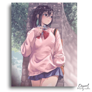 Dandadan: Peaceful Momo Ayase – Anime Paint By Numbers Kit
