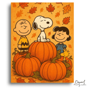 Happy Harvest Pumpkins – Paint By Numbers Kit