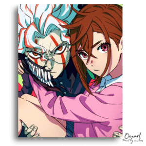 Dandadan: Okarun & Momo United – Anime Paint By Numbers Kit