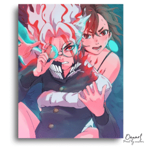 Dandadan: Okarun & Momo’s Fight – Anime Paint By Numbers Kit