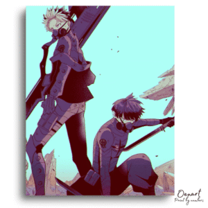 Kaiju No. 8: Mina & Reno – Anime Paint By Numbers Kit
