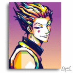 Hunter × Hunter: Hisoka Side Profile – Anime Paint By Numbers Kit