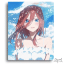 The Quintessential Quintuplets: Miku Summer Breeze – Anime Paint By Numbers Kit