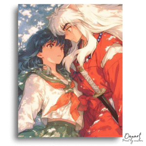 Inuyasha: Snowfall Moment – Anime Paint By Numbers Kit
