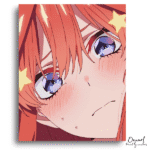 The Quintessential Quintuplets: Itsuki Blush Close-Up – Anime Paint By Numbers Kit