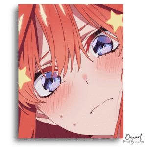 The Quintessential Quintuplets: Itsuki Blush Close-Up – Anime Paint By Numbers Kit