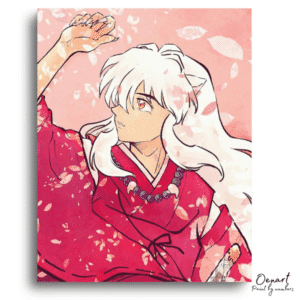 Inuyasha: Cherry Blossom Daydream – Anime Paint By Numbers Kit
